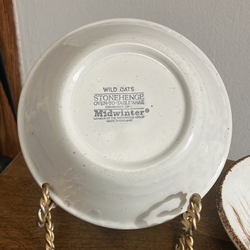 Vintage Midwinter Stonehenge Wild Oats Cereal Bowl - Picture 6 of 8